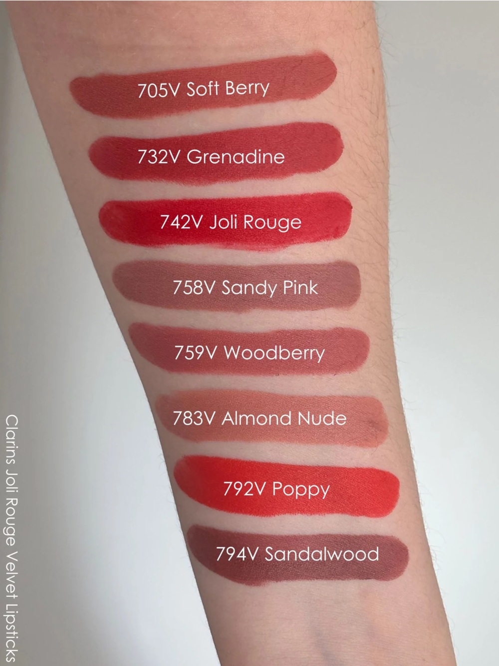Clarins Joli Rouge Velvet Matte Moisturizing Lipstick - Picture 2 of 7